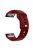 For Garmin Fenix 7X Soft Silicone Watch Strap Adjustable Wrist Band Replacement - Red