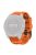 For Garmin Fenix 7X Wear-resistant Silicone Watch Band Replacement Adjustable Wrist Strap with Buckle - Orange