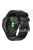 For Garmin Fenix 7X/6X Pro/Tactix 7 26mm Crocodile Texture Leather Coated Silicone Watchband Wrist Strap Replacement - Black