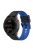 For Garmin Fenix 7X/6X/5X 26mm Replacement Smart Watch Strap Dual Color Silicone Watchband - Black/Blue