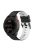 For Garmin Fenix 7X/6X/5X 26mm Replacement Smart Watch Strap Dual Color Silicone Watchband - Black/White