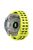 For Garmin Fenix 8 47mm / Fenix E 47mm Silicone Watchband Quick Release Buckle Dual Color Watch Strap - Lime+Black