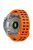 For Garmin Fenix 8 51mm / Enduro 3 / Enduro 2 Silicone Watchband Quick Release Buckle Dual Color Watch Strap - Orange+Black