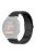 For Garmin Forerunner 220 / 230 / 235 / 735XT / 620 / 630 Watch Band 3-beads Solid Metal Strap - Black