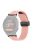 For Garmin Forerunner 220 / 230 / 235 / 735XT / 620 / 630 Watch Strap Magnetic Buckle Silicone Strap - Pink