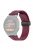 For Garmin Forerunner 220 / 230 / 235 / 735XT / 620 / 630 Watch Strap Magnetic Buckle Silicone Strap - Wine Red