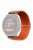 For Garmin Forerunner 220 / 230 / 235 / 735XT / 620 / 630 Watch Strap Stretchy Braided Nylon Band - Orange