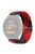 For Garmin Forerunner 220 / 230 / 235 / 735XT / 620 / 630 Watch Strap Stretchy Braided Nylon Band - Red+Black