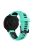 For Garmin Forerunner 235 / 230 / 620 / 630 / 220 / 735 / 735XT Replacement Watch Band Watch Strap with Black Buckle / Spring Bar Universal 22mm Silicone Watchband - Mint Green / Black