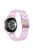 For Garmin Forerunner 245 / 245 Music Fashion D-Shape Resin Strap Bracelet Watchband - Light Purple