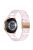 For Garmin Forerunner 245 / 245 Music Fashion D-Shape Resin Strap Bracelet Watchband - Mermaid Pink