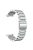 For Garmin Forerunner 255 / 255 Music 22mm Replacement Band 3-Bead 316L Stainless Steel Strap - Silver