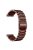 For Garmin Forerunner 255 / 255 Music 3-Bead 316L Stainless Steel Watch Strap 22mm Wrist Band - Antique Copper