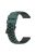 For Garmin Forerunner 255 / 745 Universal 22mm Bi-color Soft Silicone Watch Band Big Hole Design Watch Strap - Olive Green / Black