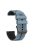 For Garmin Forerunner 255 / 745 Universal 22mm Bi-color Soft Silicone Watch Band Dual Color Watch Strap - Sea Blue / Black