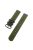 For Garmin Forerunner 255S / Venu 2S / Xiaomi Mi Watch Replacement Strap 18mm Nylon Watch Band with Round Buckle - Army Green