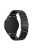 For Garmin Forerunner 255S / Venu 2S Titanium Steel 3 Beads Smart Watch Band 18mm Universal Replacement Strap - Black