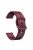 For Garmin Forerunner 265 / 255 / Vivoactive 4 / Venu 2 Silicone Watch Strap 22mm Watch Band with Square Buckle - Wine Red