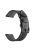 For Garmin Forerunner 265 / 255 22mm Stitching Watch Strap Genuine Cow Leather Watchband - Black