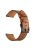 For Garmin Forerunner 265 / 255 22mm Stitching Watch Strap Genuine Cow Leather Watchband - Brown