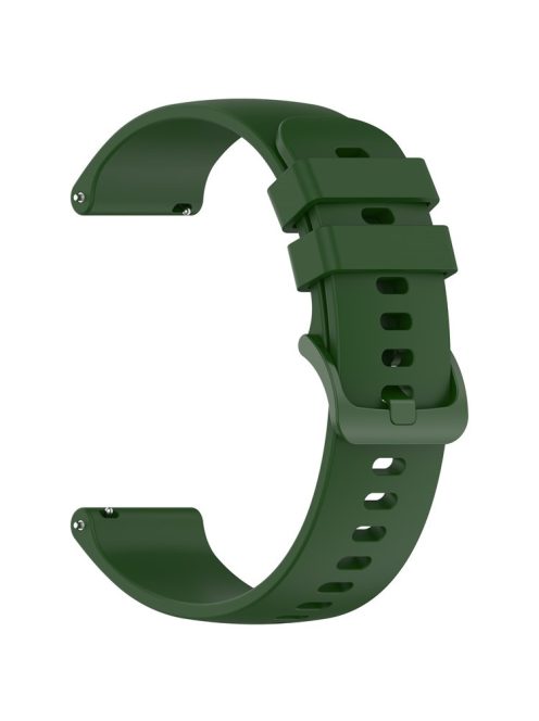 For Garmin Forerunner 265 / Forerunner 255 Silicone Watch Band 22mm Quick Release Replacement Strap - Army Green