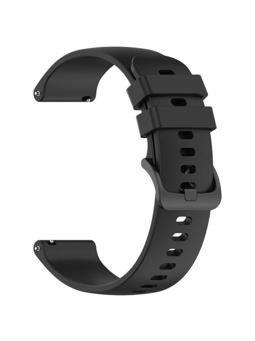 For Garmin Forerunner 265 / Forerunner 255 Silicone Watch Band 22mm Quick Release Replacement Strap - Black