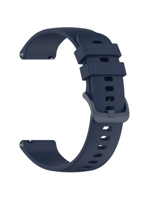 For Garmin Forerunner 265 / Forerunner 255 Silicone Watch Band 22mm Quick Release Replacement Strap - Navy Blue