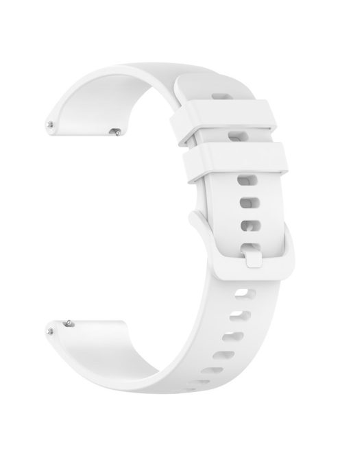 For Garmin Forerunner 265 / Forerunner 255 Silicone Watch Band 22mm Quick Release Replacement Strap - White