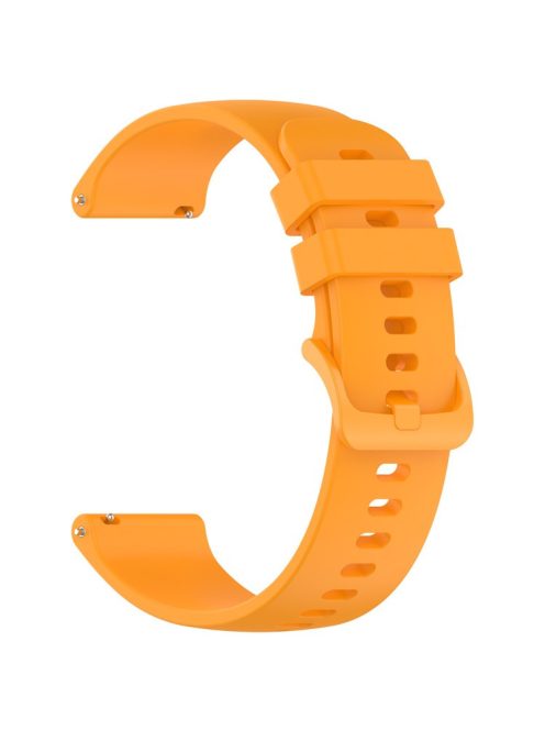 For Garmin Forerunner 265 / Forerunner 255 Silicone Watch Band 22mm Quick Release Replacement Strap - Yellow