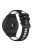 For Garmin Forerunner 265 Dual-Color Silicone Watch Strap Anti-Wear Smart Band Strap - Black / White