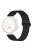 For Garmin Forerunner 265S / 255S / Venu 2S Silicone Watch Band 18mm Magnetic Wrist Strap - Black