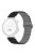 For Garmin Forerunner 265S / 255S / Venu 2S Silicone Watch Band 18mm Magnetic Wrist Strap - Black / Grey