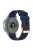 For Garmin Forerunner 265S / 255S / Venu 2S Silicone Watch Band 18mm Texture Replacement Watch Strap - Midnight Blue