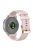 For Garmin Forerunner 265S / 255S / Venu 2S Silicone Watch Band 18mm Texture Replacement Watch Strap - Pink