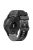 For Garmin Forerunner 265S / 255S / Venu 2S Silicone Watch Strap 18mm Dual Color Replacement Watchband - Black / Grey