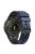 For Garmin Forerunner 265S / 255S / Venu 2S Silicone Watch Strap 18mm Dual Color Replacement Watchband - Dark Blue / Black