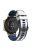 For Garmin Forerunner 265S / 255S / Venu 2S Silicone Watch Strap 18mm Dual Color Replacement Watchband - White / Blue