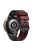 For Garmin Forerunner 265S / 255S / Venu 2S Silicone Watch Strap 18mm Dual Color Replacement Watchband - Wine Red / Black