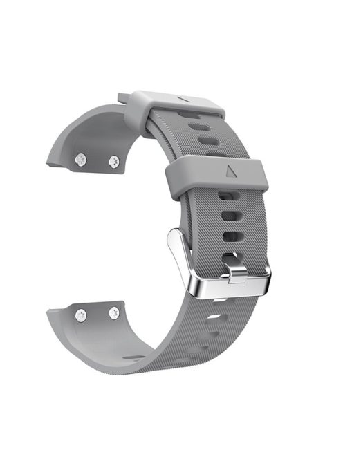 For Garmin Forerunner 35 Silicone Watch Band Pin Buckle Wrist Strap - Grey