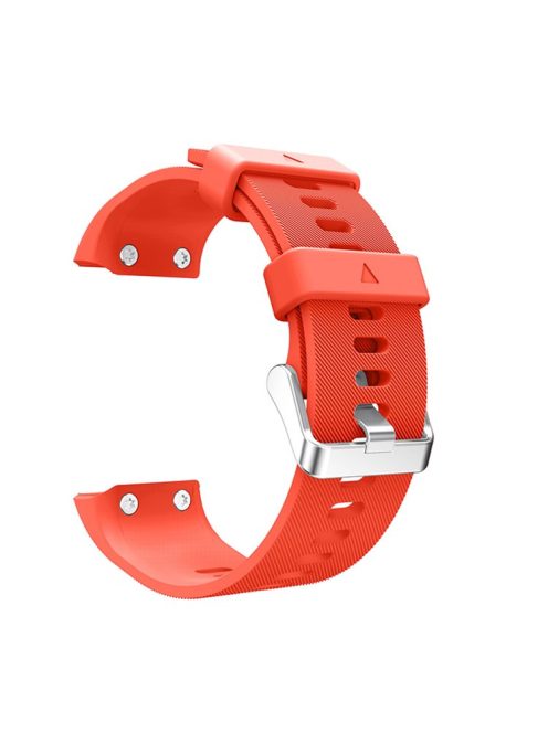 For Garmin Forerunner 35 Silicone Watch Band Pin Buckle Wrist Strap - Orange