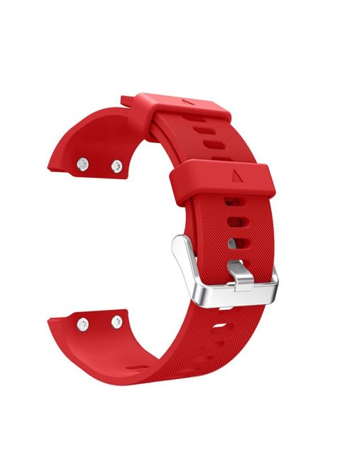 For Garmin Forerunner 35 Silicone Watch Band Pin Buckle Wrist Strap - Red