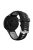 For Garmin Forerunner 735XT 220 230 235 620 630 Silicone Watch Band Wrist Strap Replacement with Silver Buckle - Black / Grey