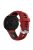 For Garmin Forerunner 735XT 220 230 235 620 630 Silicone Watch Band Wrist Strap Replacement with Silver Buckle - Red / Black