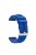 For Garmin Forerunner 935 Rhombus Texture Flexible Silicone Watch Band with Pin Buckle - Royal Blue