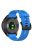 For Garmin Forerunner 945 / 935 Replacement Wrist Band Steel Buckle Textured Silicone Watch Strap - Blue