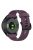 For Garmin Forerunner 945 / 935 Replacement Wrist Band Steel Buckle Textured Silicone Watch Strap - Dark Purple