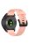 For Garmin Forerunner 945 / 935 Replacement Wrist Band Steel Buckle Textured Silicone Watch Strap - Light Pink