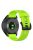 For Garmin Forerunner 945 / 935 Replacement Wrist Band Steel Buckle Textured Silicone Watch Strap - Lime