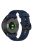 For Garmin Forerunner 945 / 935 Replacement Wrist Band Steel Buckle Textured Silicone Watch Strap - Midnight Blue