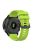 For Garmin Forerunner 955 / Forerunner 935 / Descent G1 22mm Twill Design Silicone Watch Band Black Buckle Strap Replacement - Yellowgreen